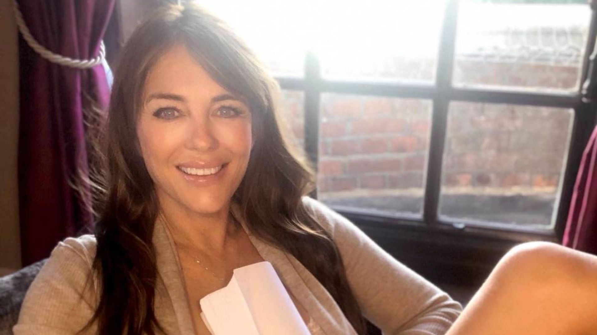 Elizabeth Hurley Shares Jaw Dropping Video In Tiny Turquoise Bikini Hello 1687