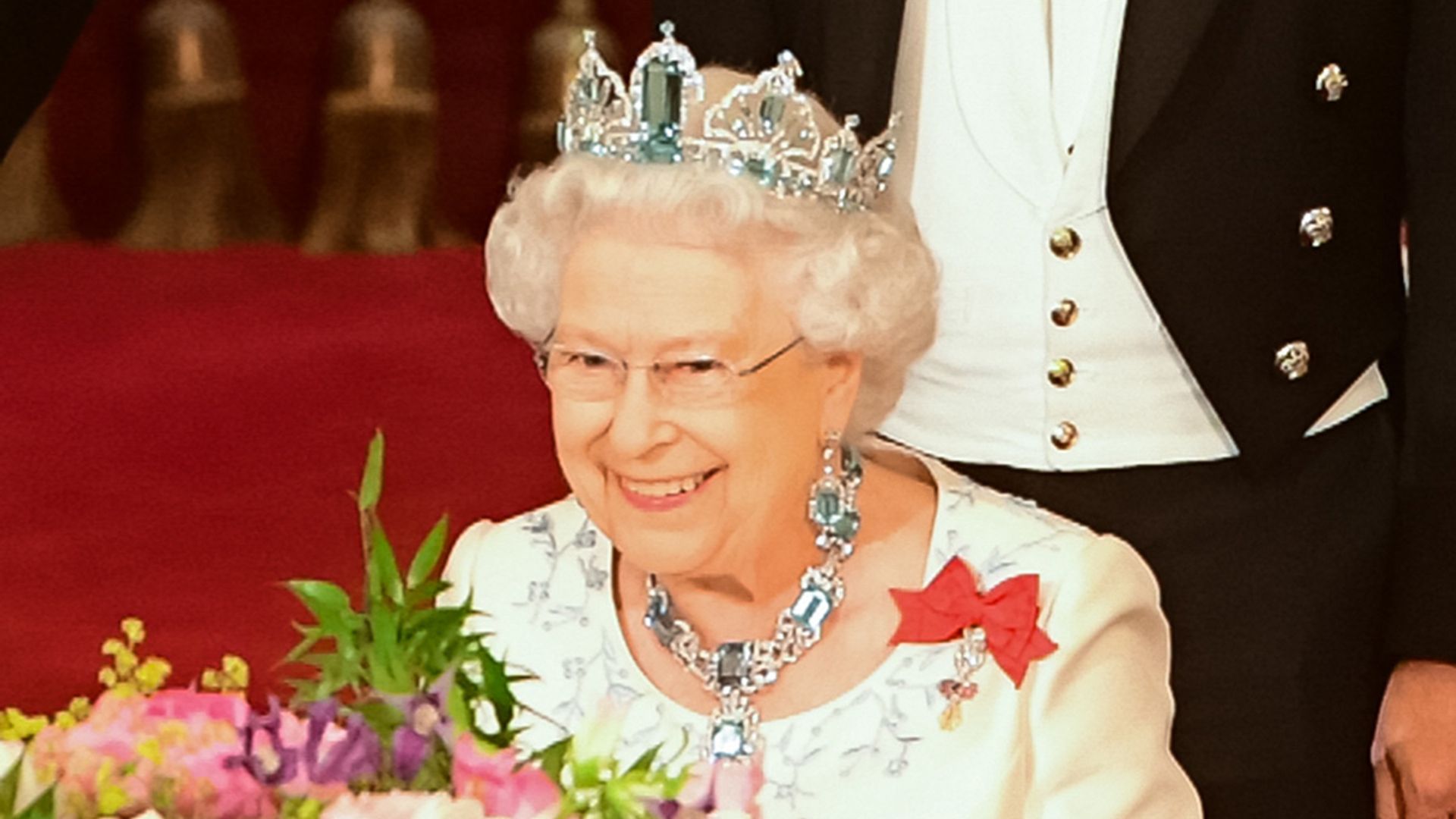 queen at state banquet