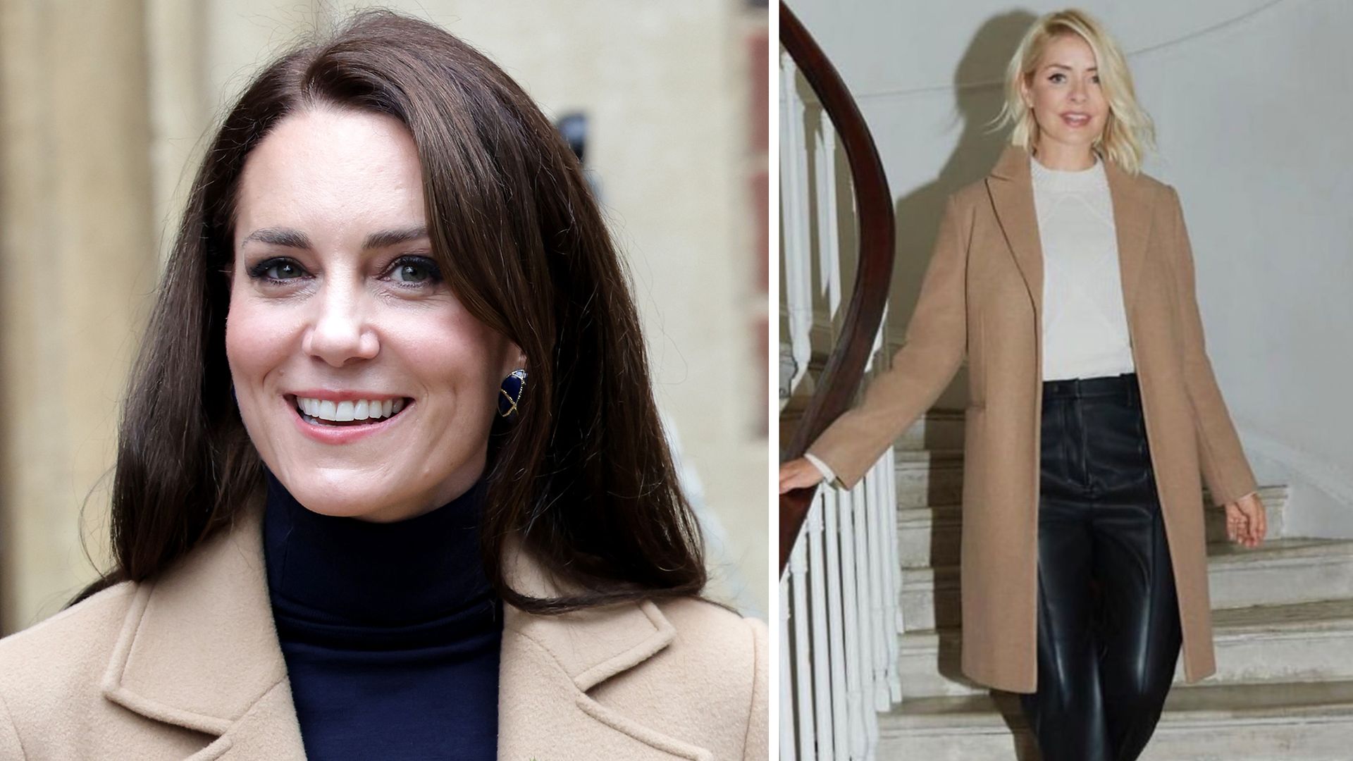 Holly Willoughby's £69 M&S camel coat is very Princess Kate - and it's selling fast