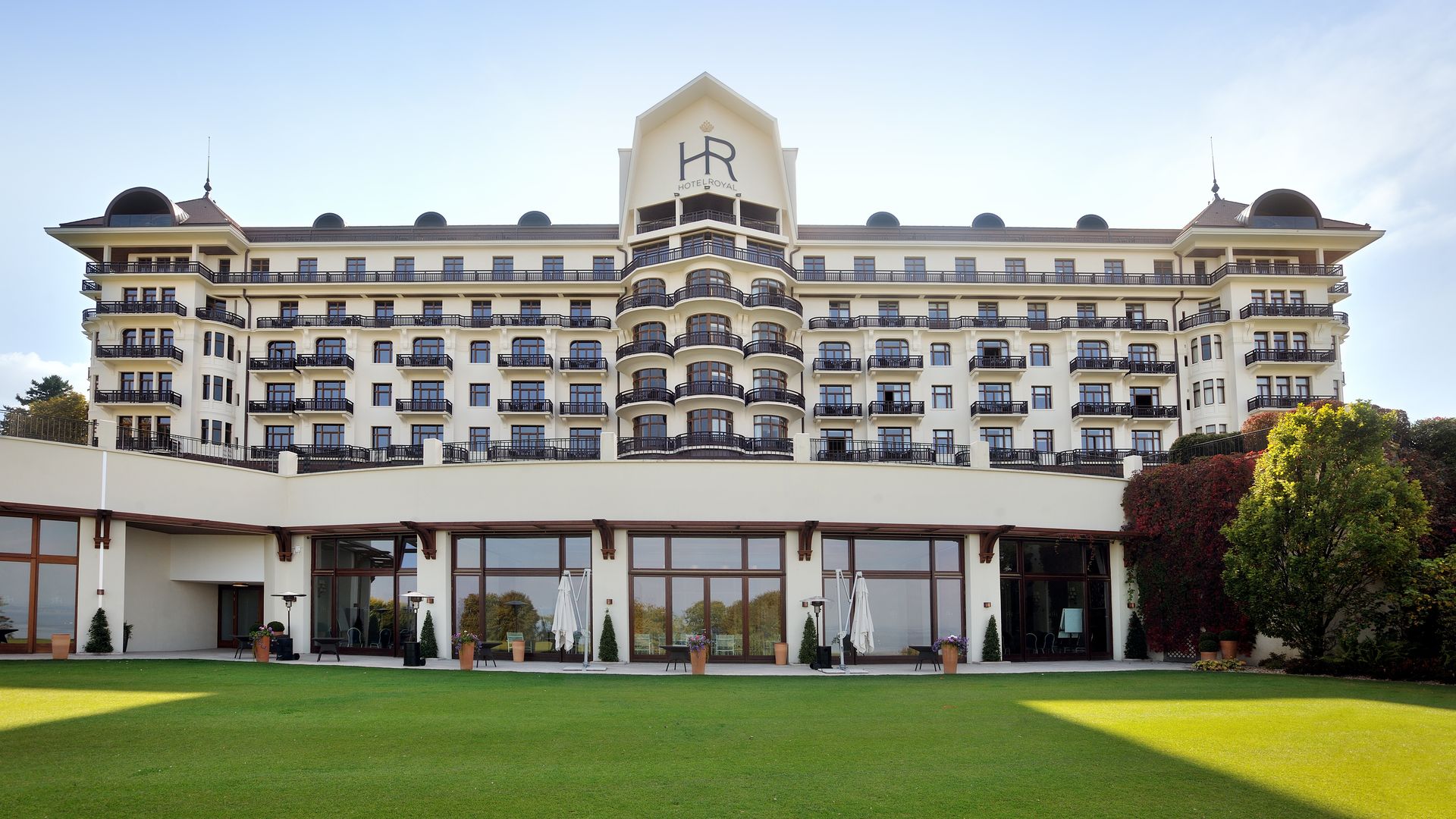 The Evian Resort is in Évian-les-Bains, France, home to the famous Cachat spring