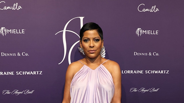 Tamron emceed the glamorous event alongside Emily in Paris actor Lucien Laviscount