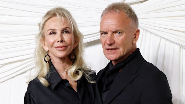 Trudie Styler and Sting attend the 2024 Albie Awards presented by the Clooney Foundation for Justice at New York Public Library on September 26, 2024 in New York City