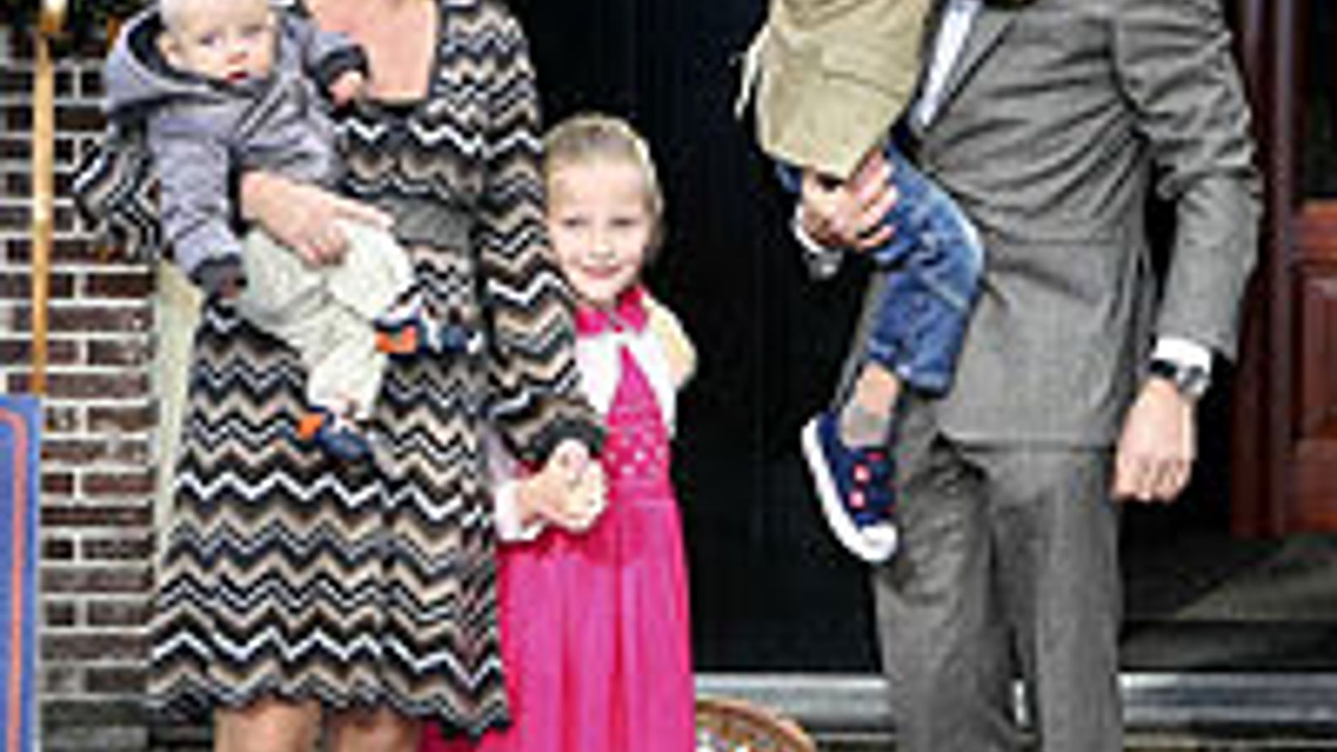Queen Beatrix and Maxima lead royal guests at family christening