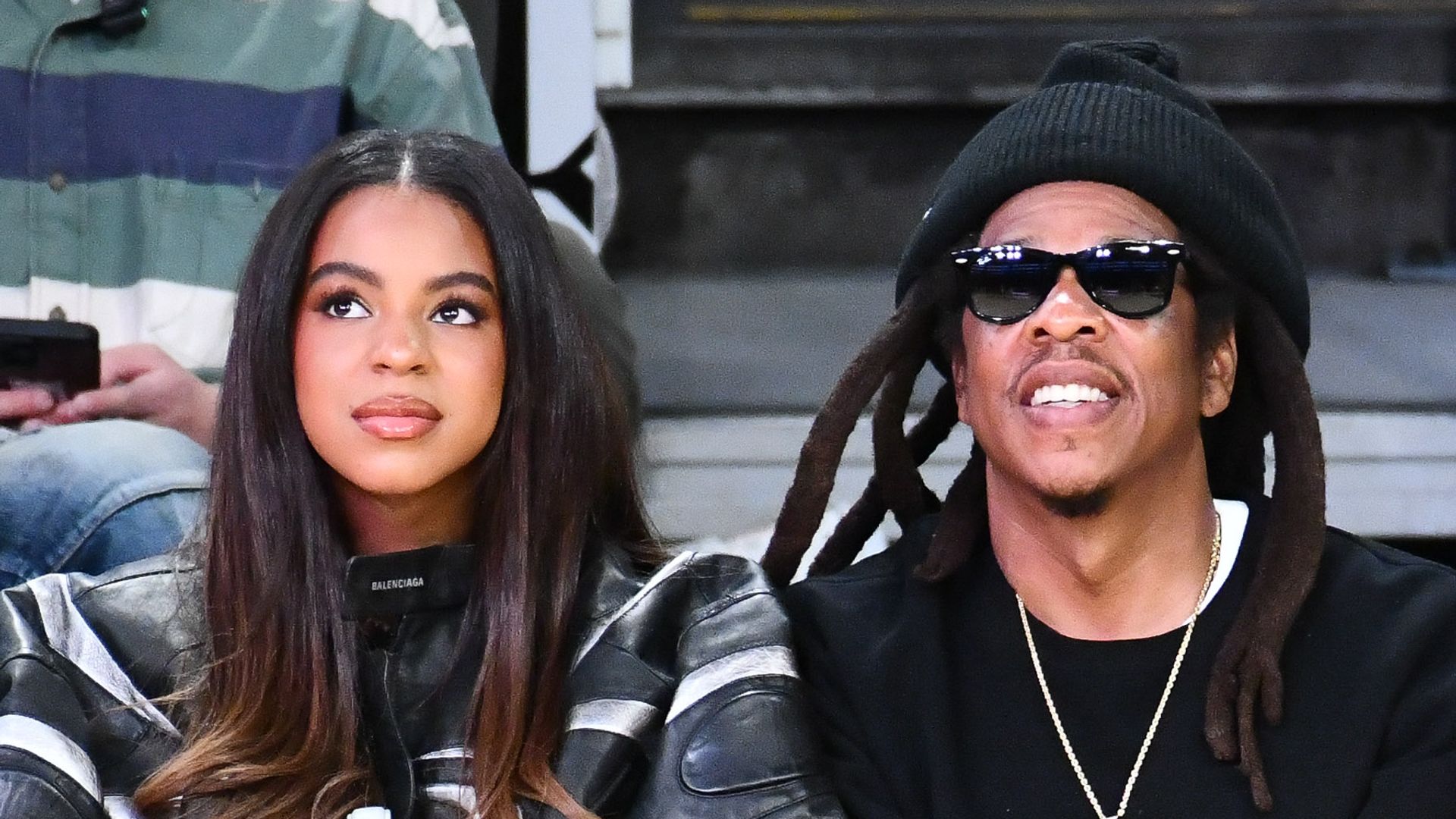Blue Ivy steals the show in fashion-forward ensemble alongside Jay-Z in rare joint outing
