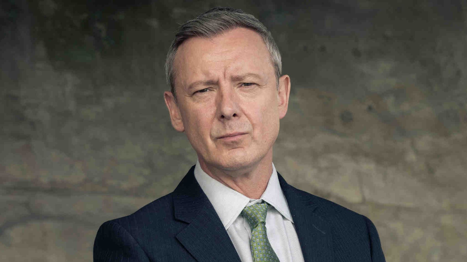 Man standing on staircase