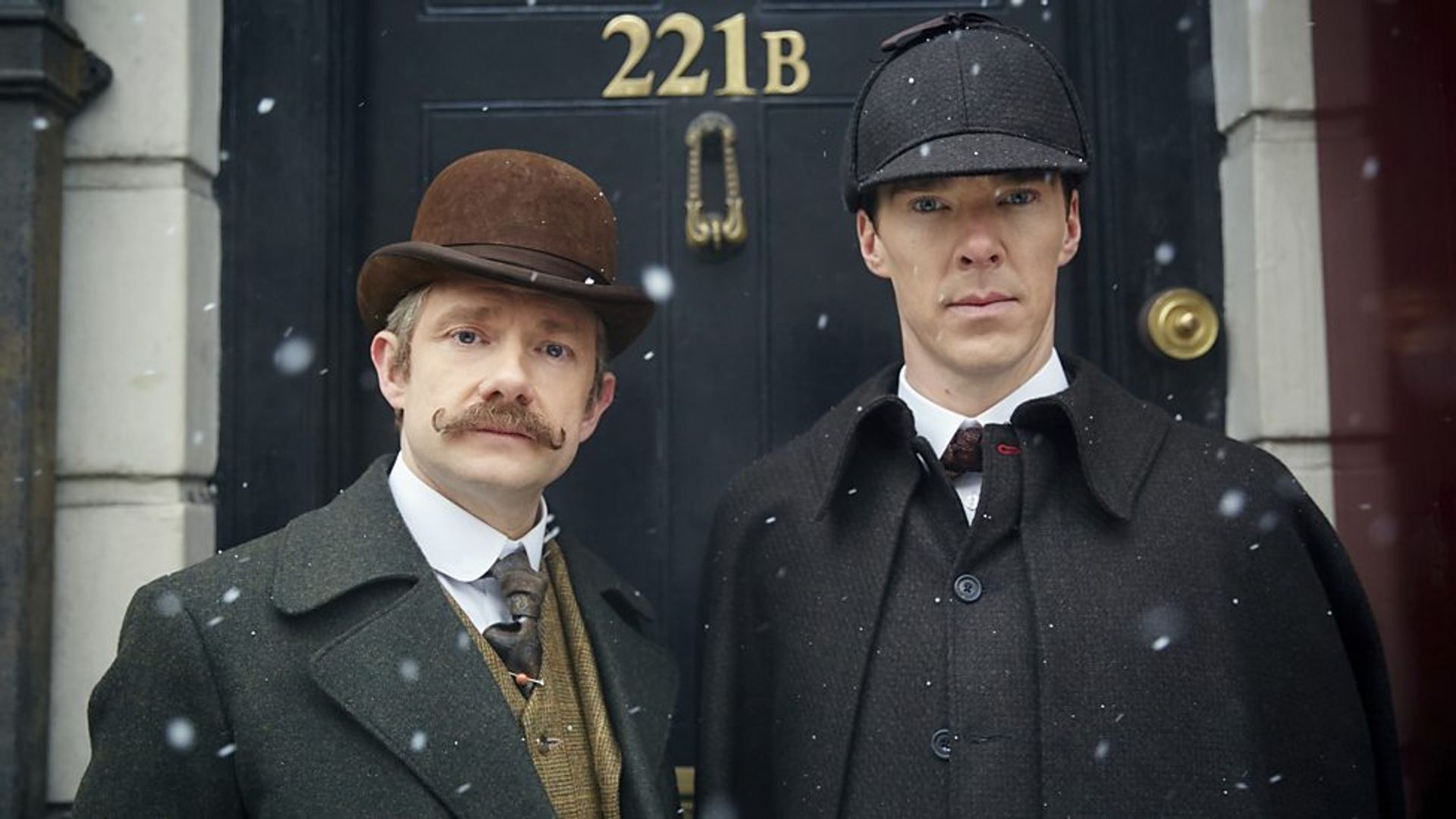 Martin Freeman and Benedict Cumberbatch star in BBC's Sherlock