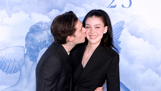 Brooklyn Peltz Beckham kisses Nicola Peltz cheek