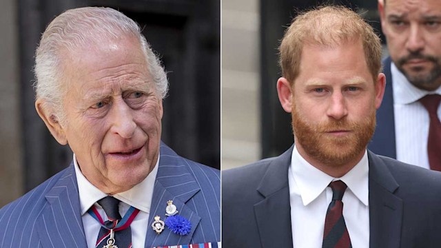 King Charles and Prince Harry