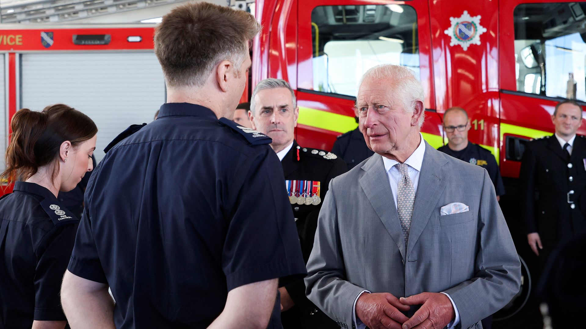 charles at community fire station