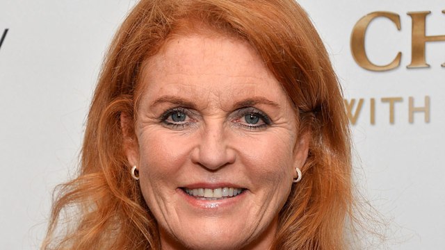 sarah ferguson at red carpet event 