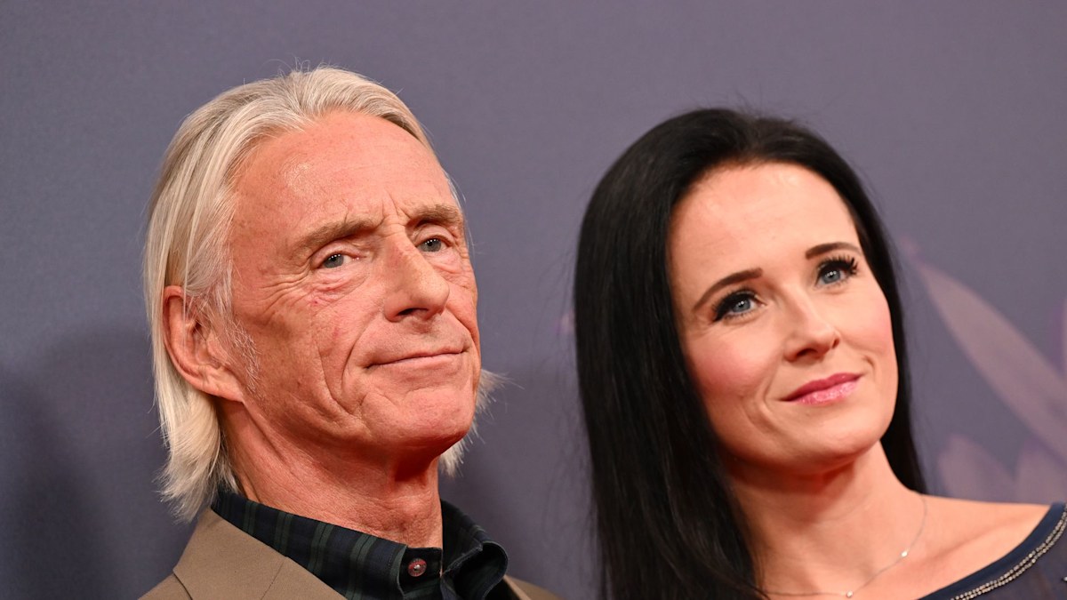 Paul Weller makes rare appearance with glamorous wife Hannah Andrews ...