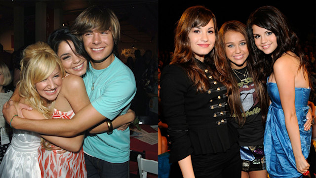 Disney stars Ashley Tisdale, Vanessa Hudgens, Zac Efron, Demi Lovato, Miley Cyrus and Selena Gomez