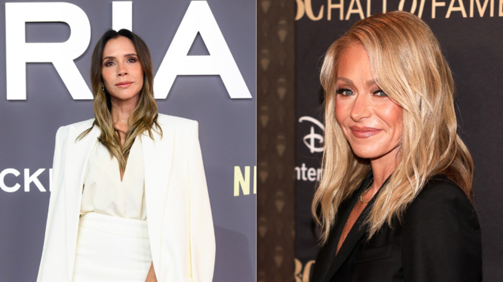 Victoria Beckham and Kelly Ripa