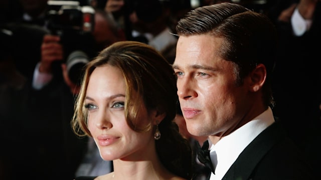 Actors Brad Pitt and Angelina Jolie attend the premiere for the film "A Mighty Heart" at the Palais des Festivals during the 60th International Cannes Film Festival on May 21, 2007 in Cannes, France