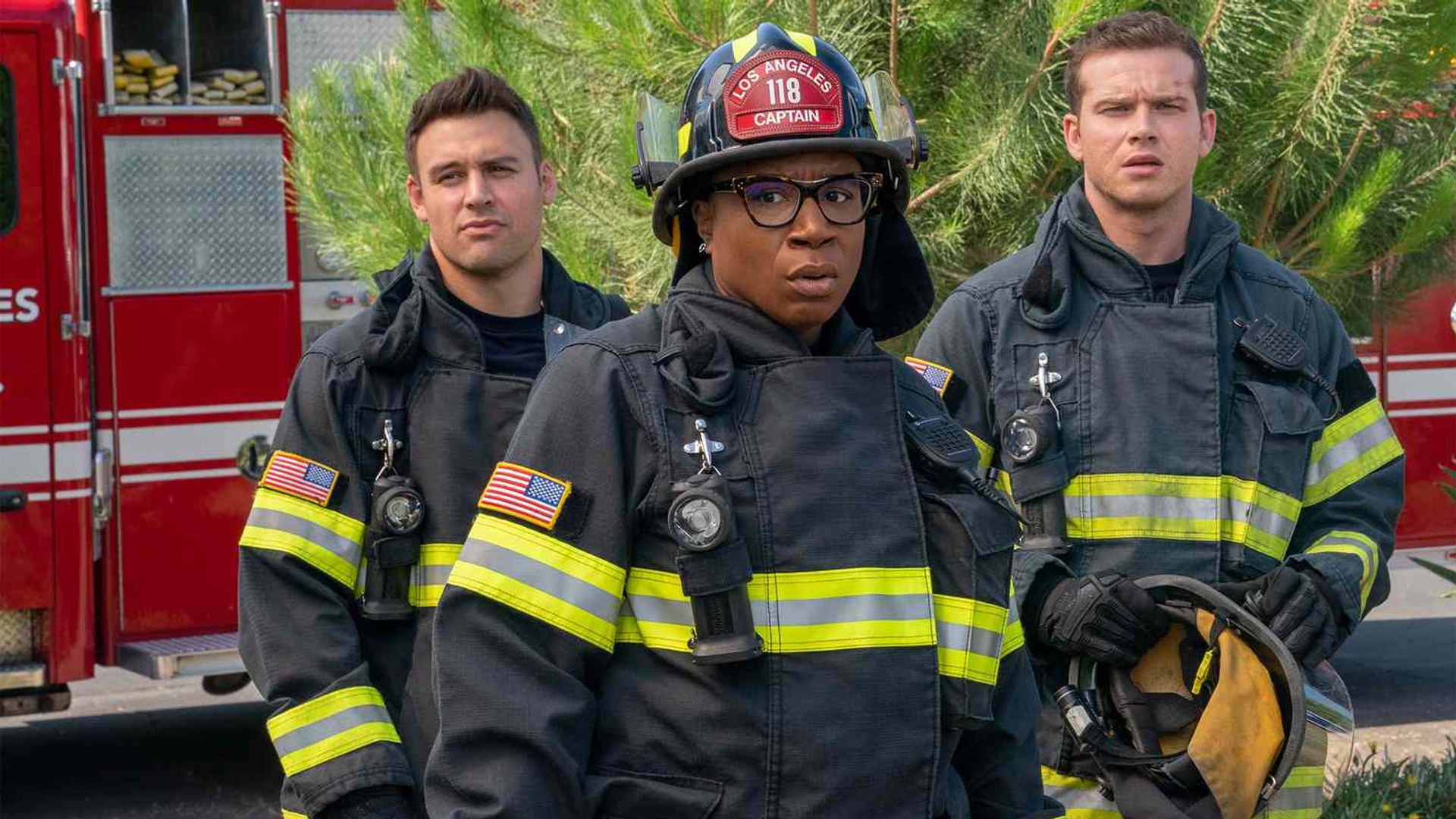 9-1-1 star Aisha Hinds marks big change on show as Oliver Stark, Lena Waithe show their support