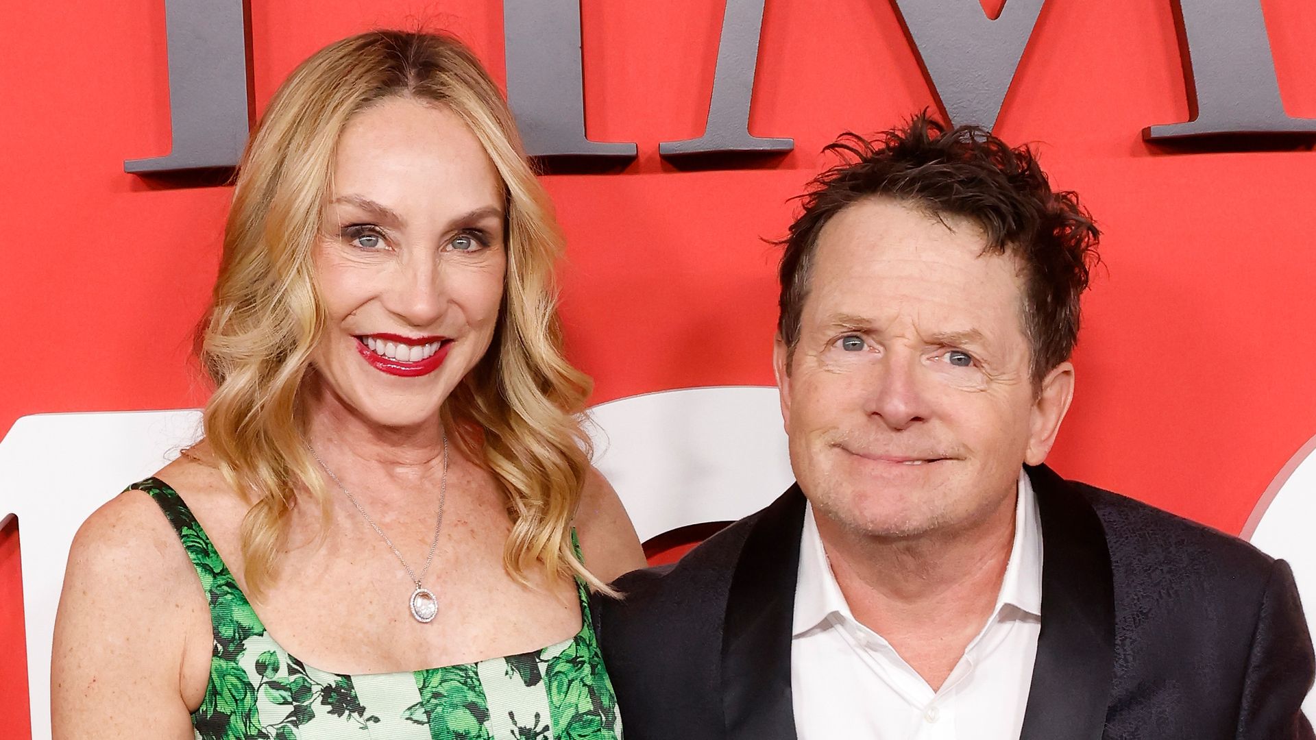 Tracy Pollan and Michael J. Fox attend the 2024 Time100 Gala at Jazz at Lincoln Center on April 25, 2024 in New York City.