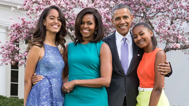 barack obama family portrait