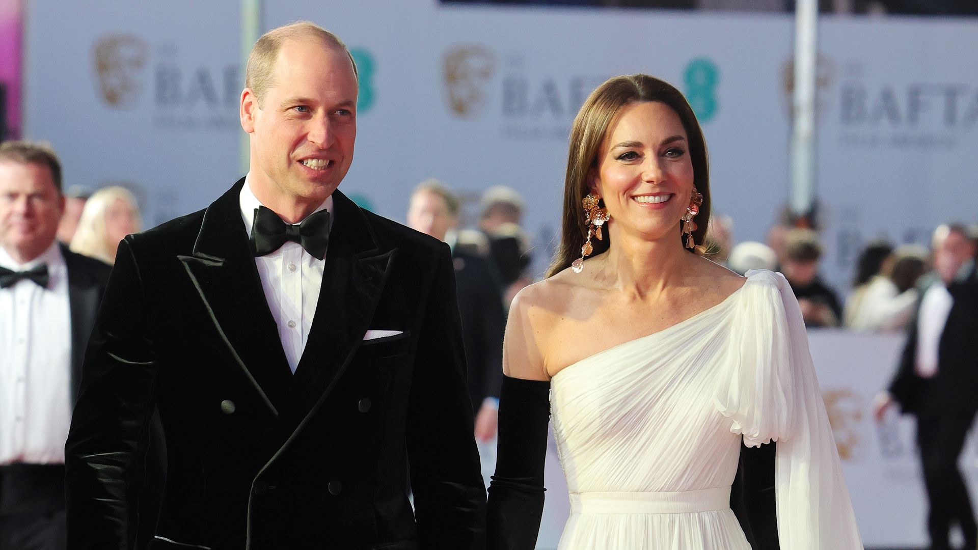 Prince William and Princess Kate attend the EE BAFTA Film Awards 2023 at The Royal Festival Hall on February 19, 2023