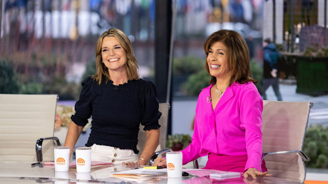 Savannah Guthrie and Hoda Kotb on Today