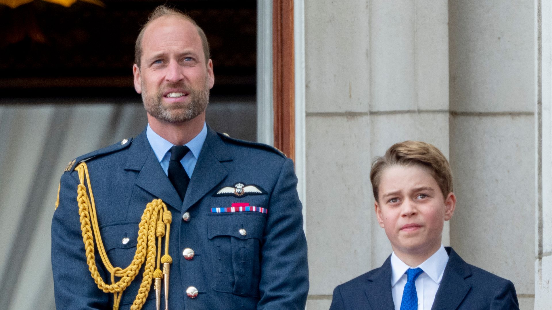 Prince William and Prince George on VE Day 80