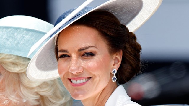 The Princess of Wales in the carriage at Trooping the Colour 2022