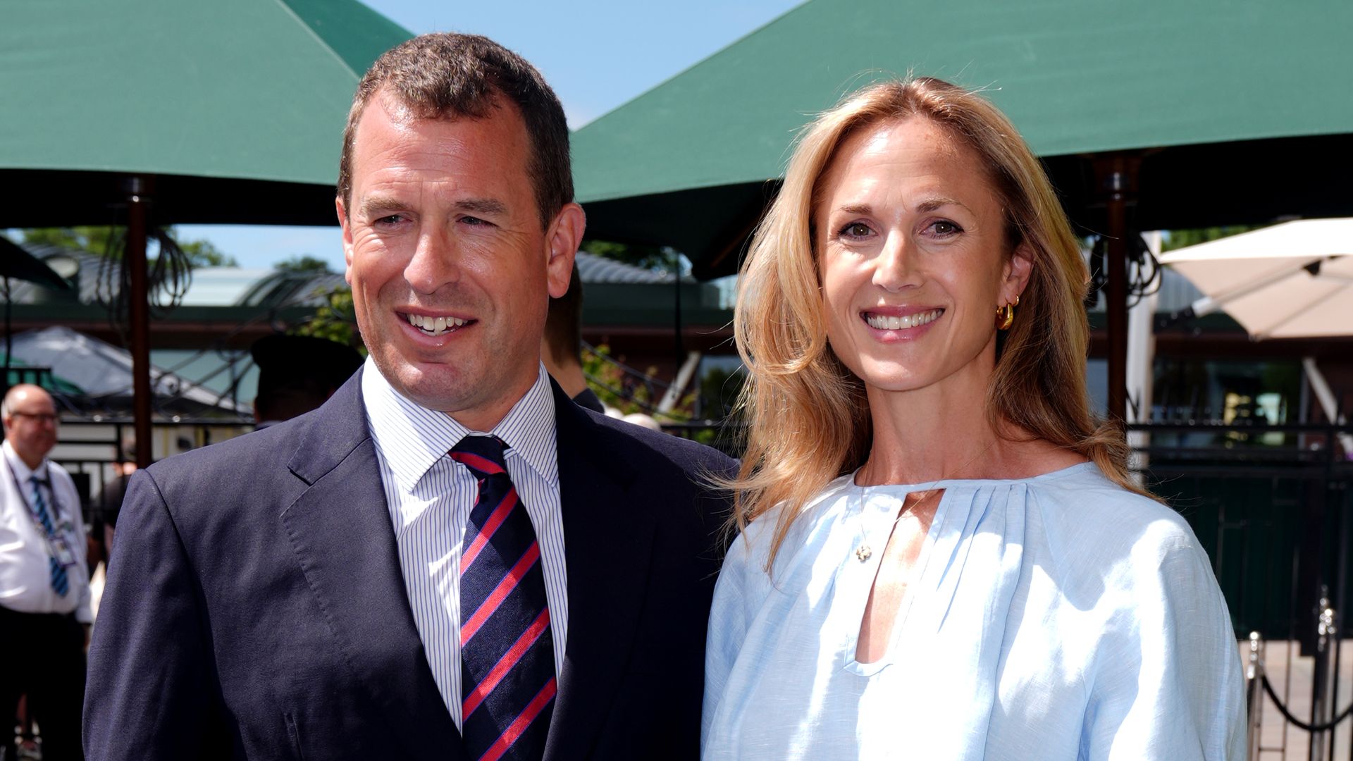 Peter Phillips and Harriet Sperling at Royal Ascot