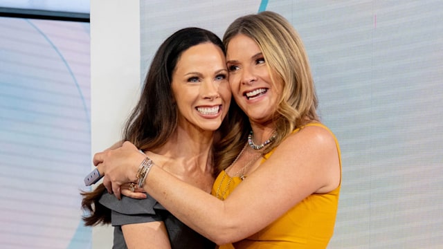 Barbara Pierce Bush and Jenna Bush Hager on Monday, March 24, 2025