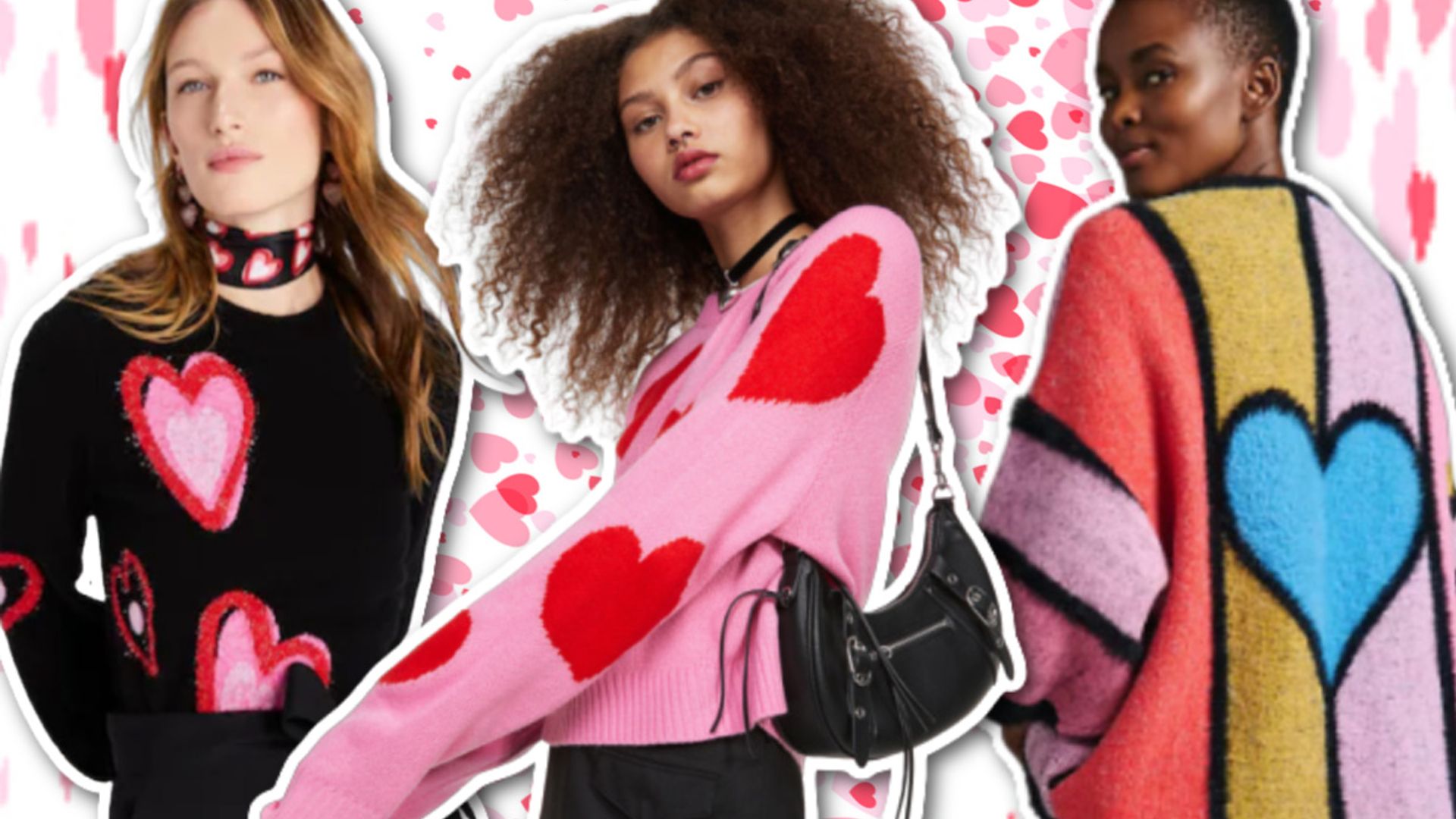 best heart print sweaters for valentines day 2023