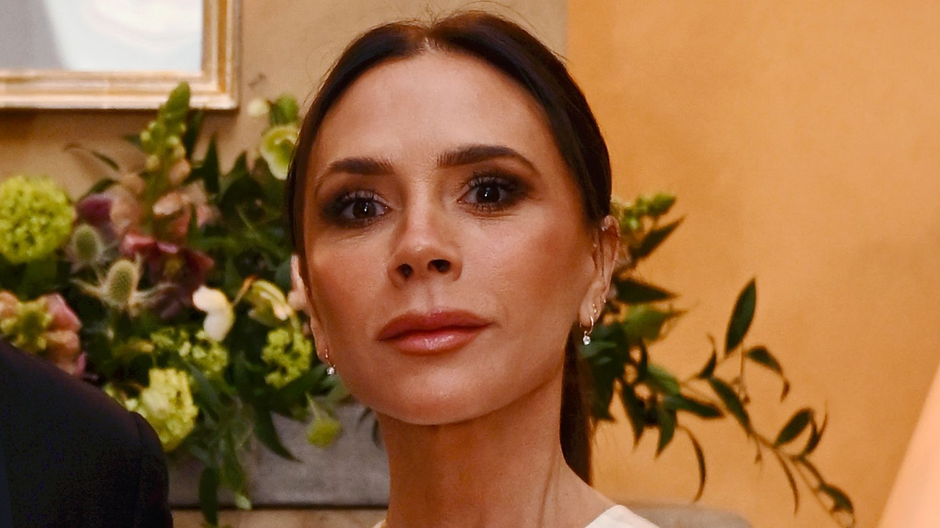 Victoria Beckham during a dinner at Highgrove House on February 07, 2025 in Tetbury, England. In preparation for their upcoming State Visits to the Holy See and the Republic of Italy in early April 2025, The King and Queen will attend a special dinner alongside the Italian Ambassador to the UK, His Excellency Inigo Lambertini, Mrs. Maria Grazia Lambertini, and Italian-American actor Stanley Tucci. The event will celebrate the values of Slow Food and Slow Fashion. 