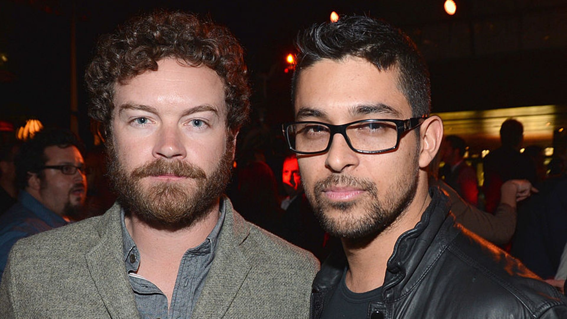 Actors Danny Masterson and Wilmer Valderrama attend the after party for the premiere of FilmDistrict's "Olympus Has Fallen" at Lure on March 18, 2013 