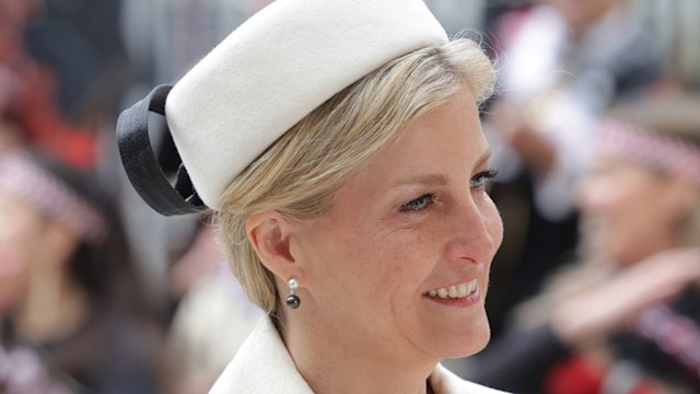 sophie wessex commonwealth day service edward earrings