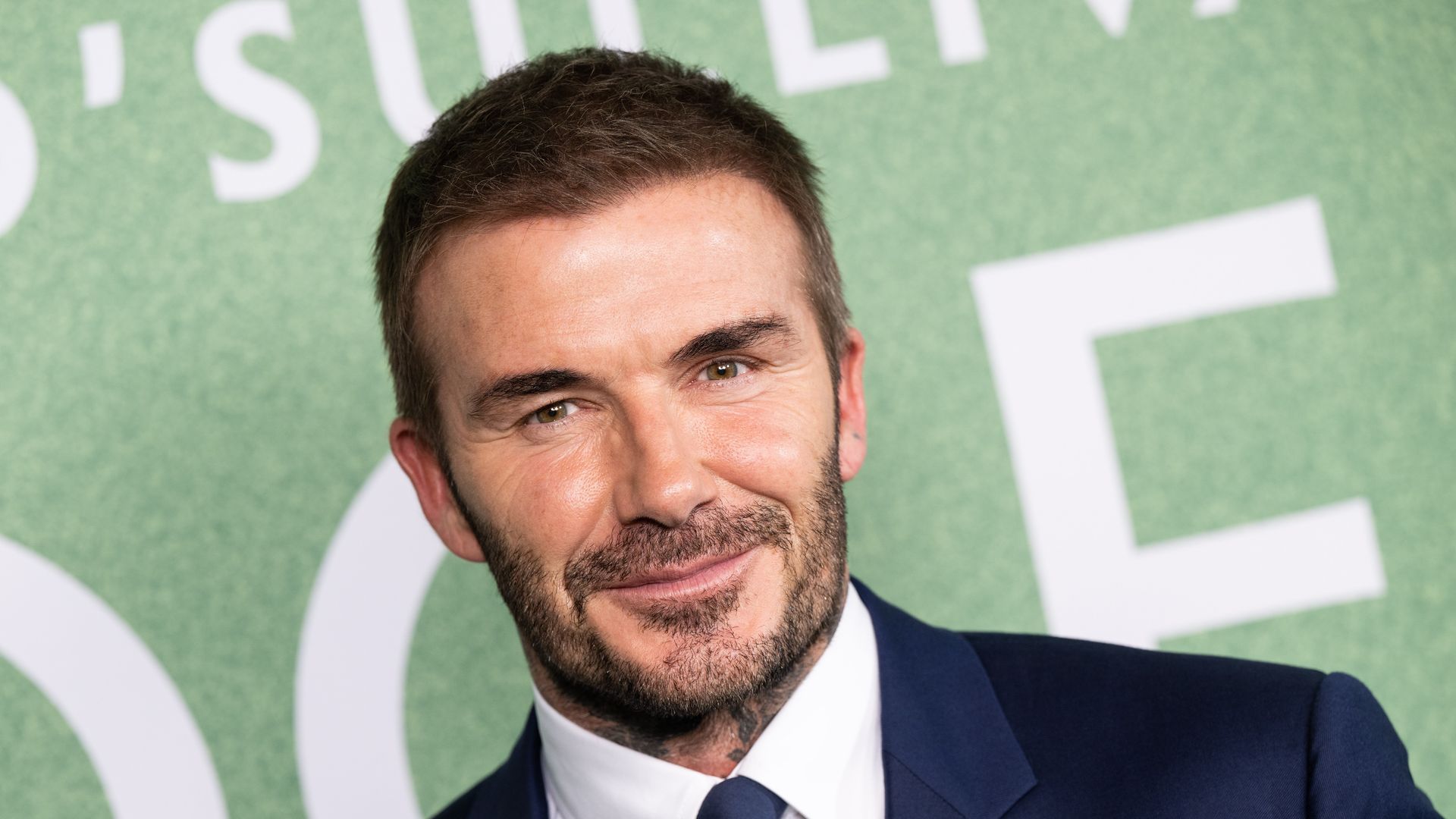 David Beckham attends the "Ronnie O'Sullivan: The Edge of Everything" Premiere at Odeon West End on November 21, 2023 in London, England.