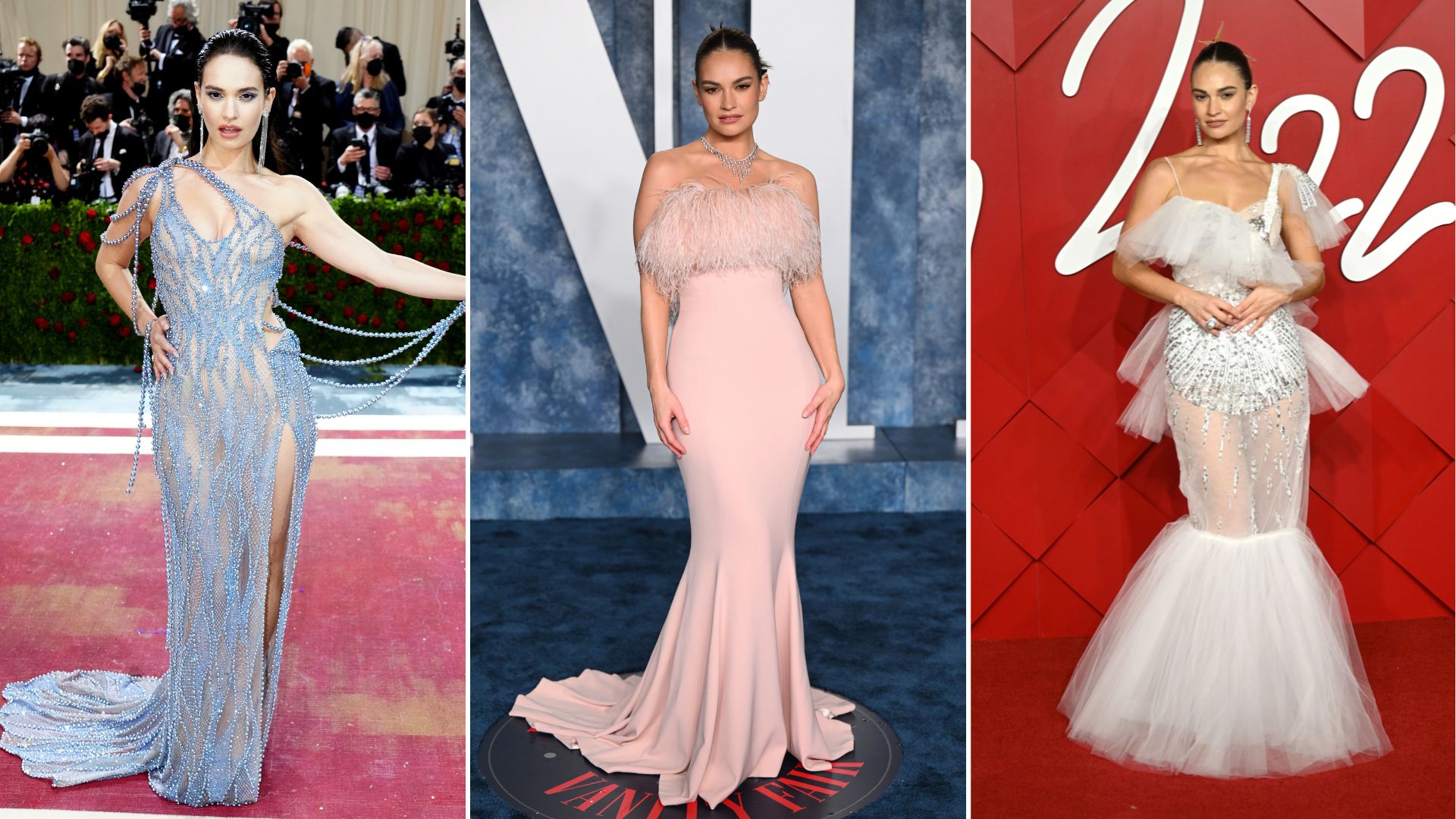 Lily James best red carpet moments