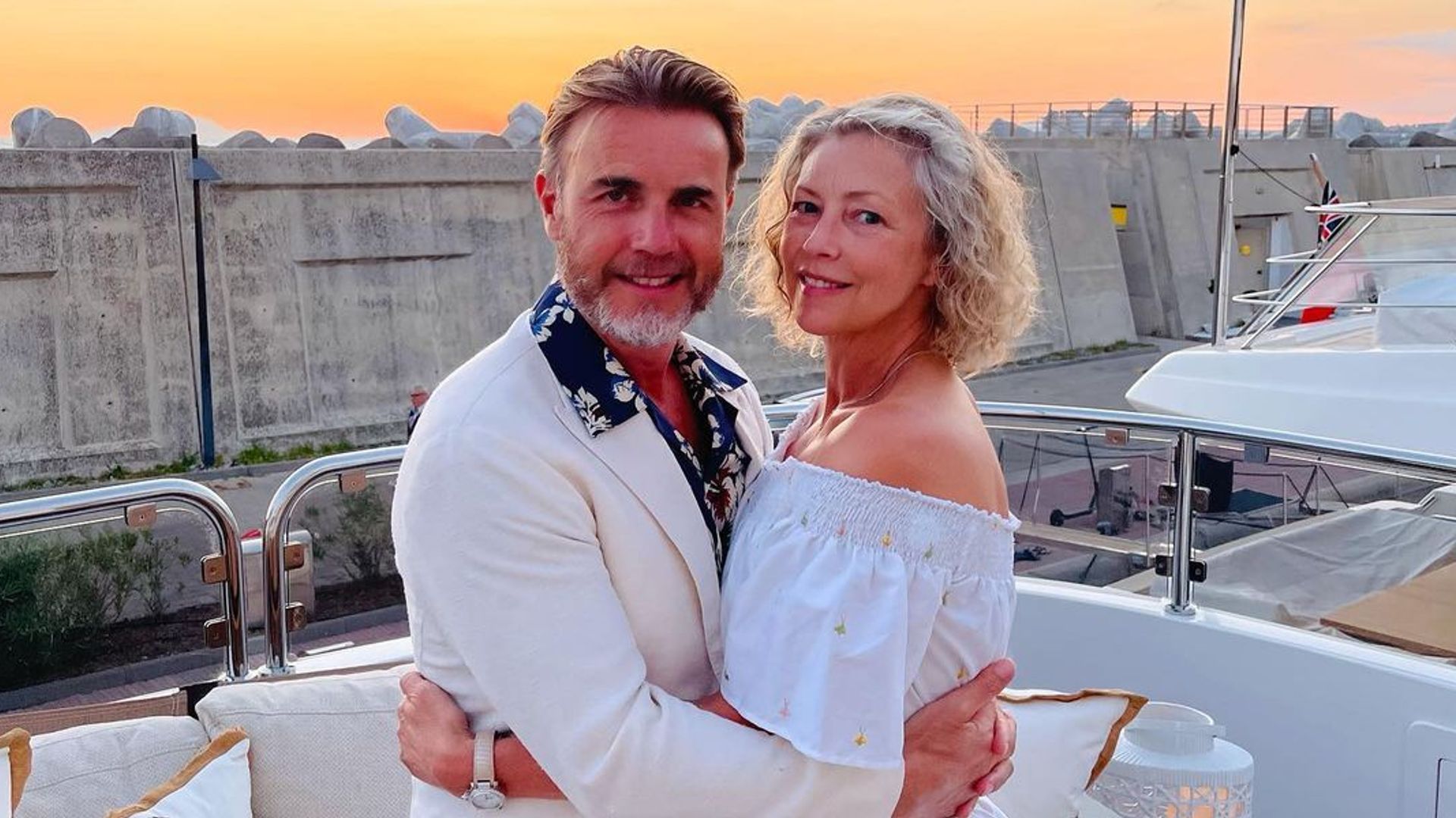 Meet Gary Barlow's lookalike children with wife Dawn