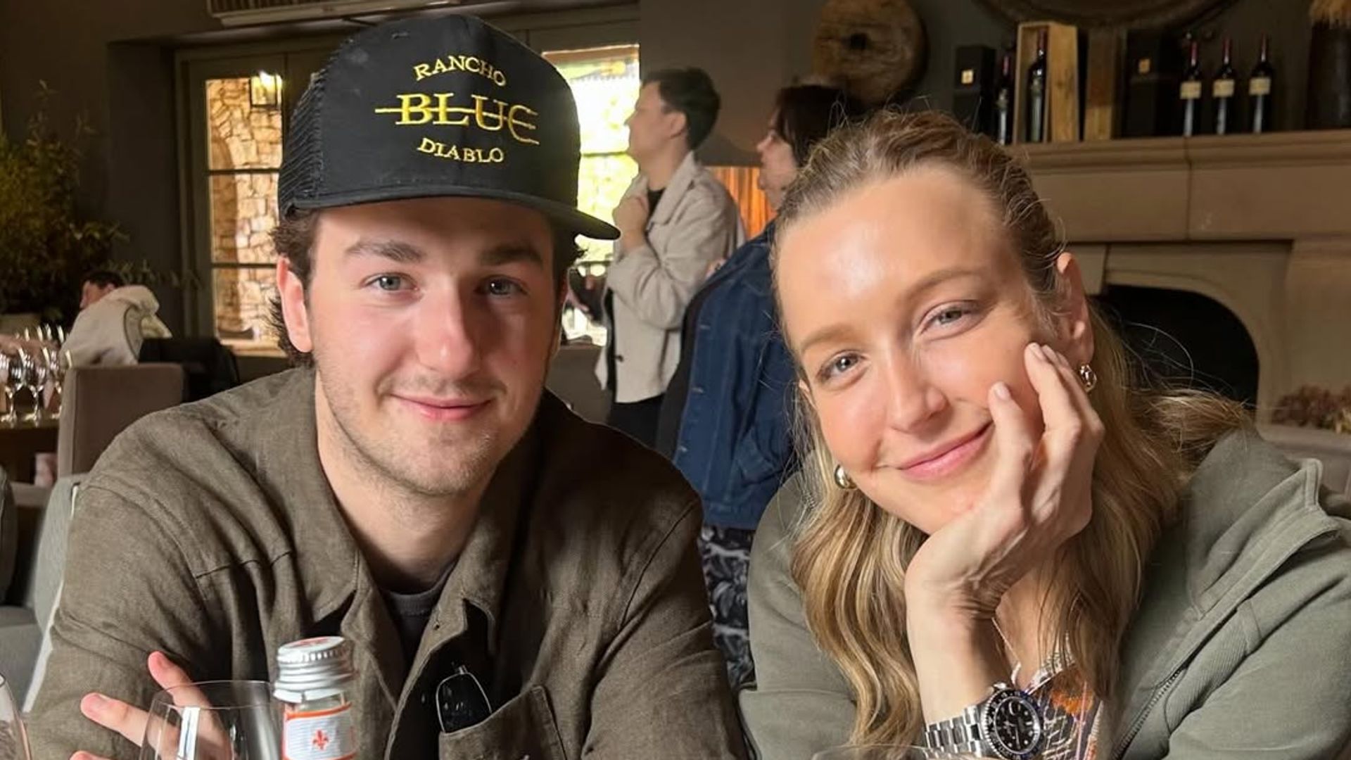 Lara Spencer with her son Duff