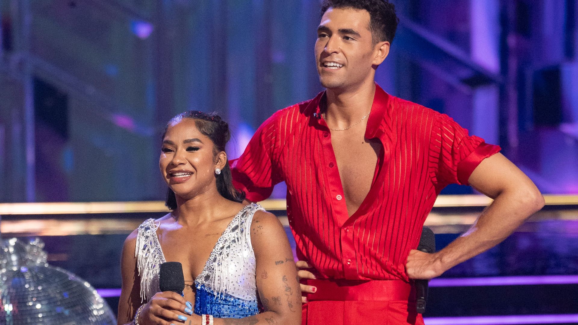 JORDAN CHILES, EZRA SOSA  ON DANCING WITH THE STARS WEEK 8