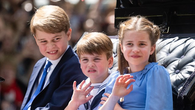 George, Charlotte and Louis share a close bond