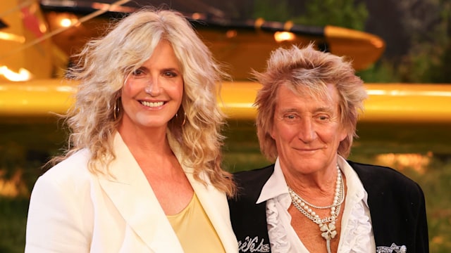 Penny Lancaster twins with husband Rod Stewart during lavish holiday – photos | HELLO!