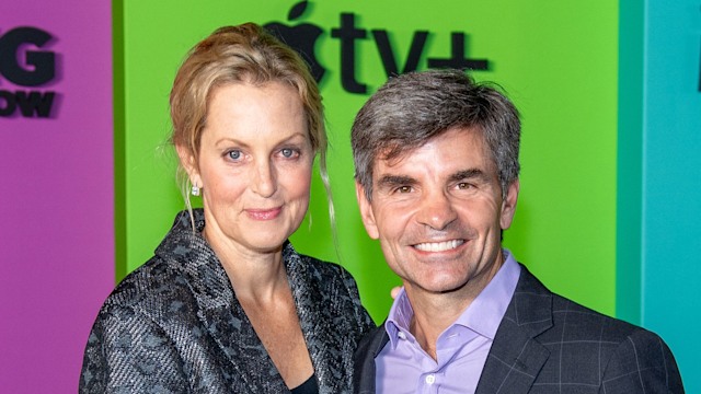 Ali Wentworth and George Stephanopoulos attend Apple TV+'s "The Morning Show" world premiere at David Geffen Hall on October 28, 2019 in New York City.