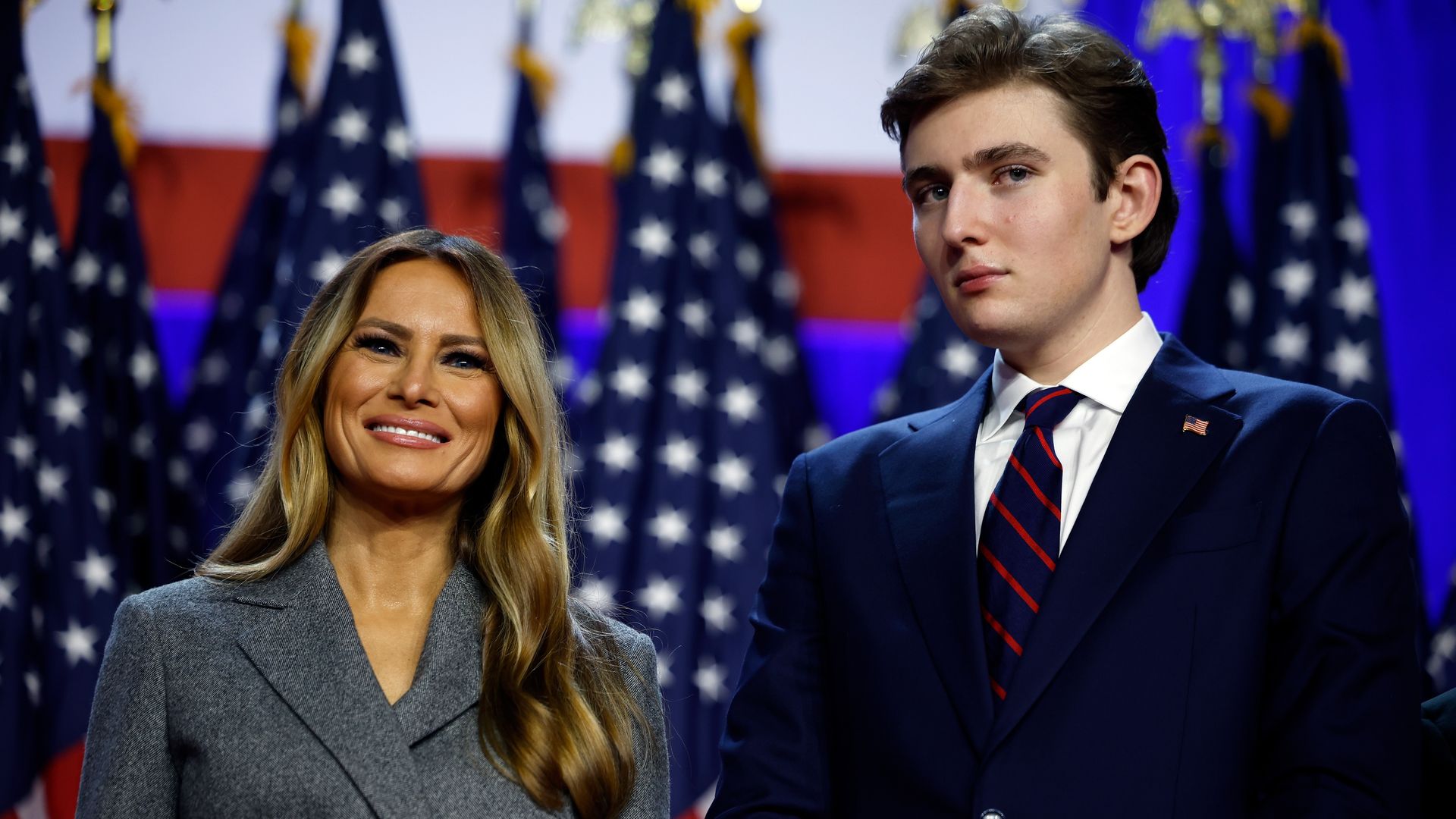 Barron Trump’s 6ft  ‘hulking’ frame gets him touted for alternative career