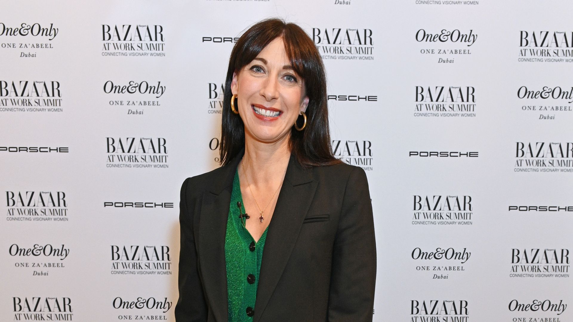 Lady Samantha Cameron rocks ruffled floral dress to party with royalty