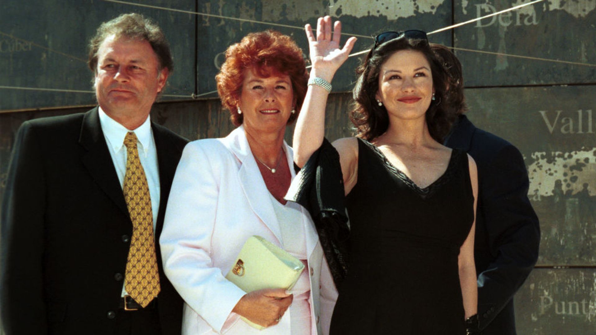 Catherine Zeta-Jones with her parents