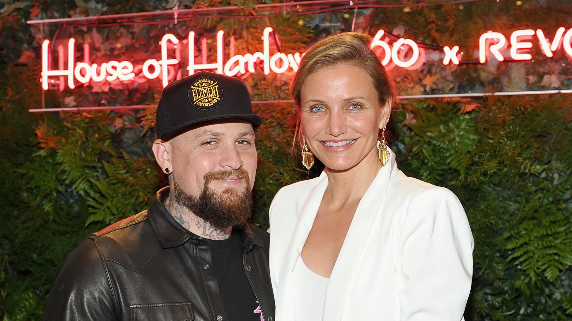 Benji Madden and Cameron Diaz attend House of Harlow 1960 x REVOLVE on June 2, 2016 in Los Angeles, California