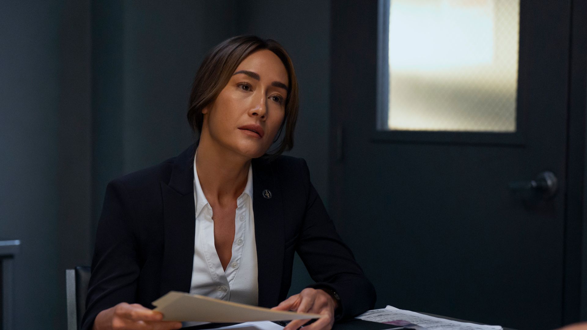 Maggie Q (Renee Ballard) in a still from Ballard