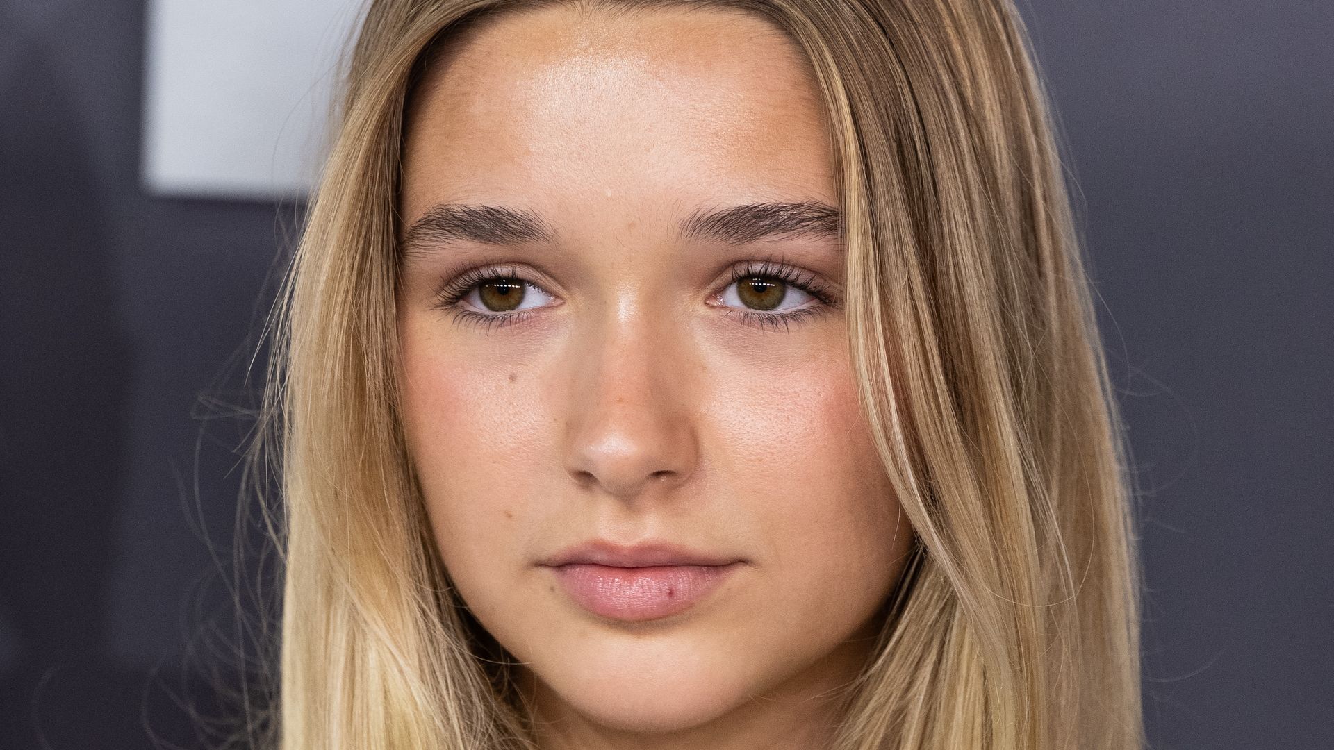 Harper Beckham pictured 'manifesting' at first Christmas following Brooklyn rift