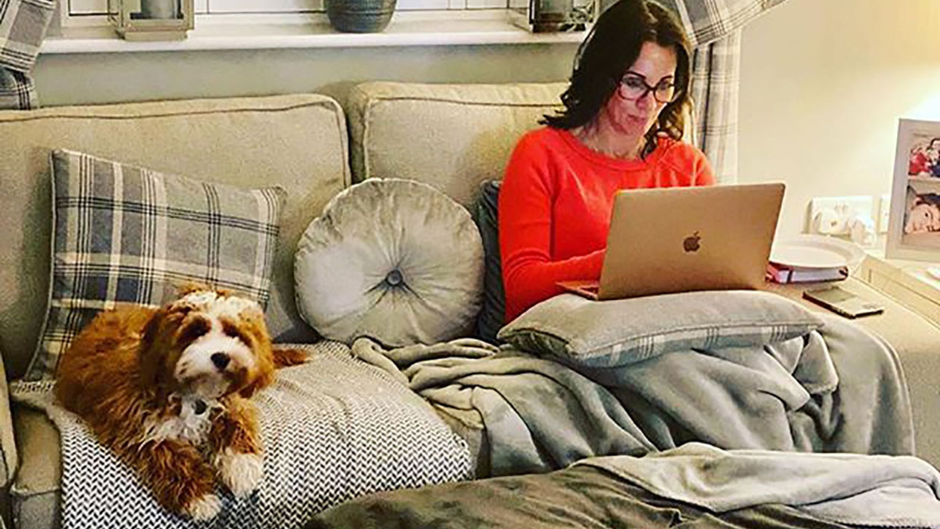 Andrea McLean explains why she has taken her dog Teddy to the groomers during lockdown HELLO!