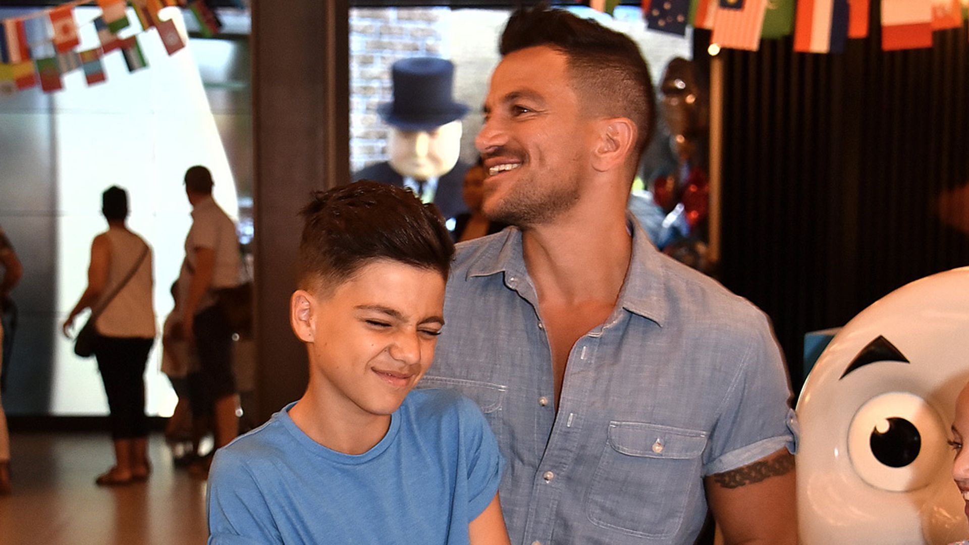 peter andre and junior