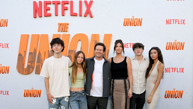 mark wahlberg and family the union premiere la