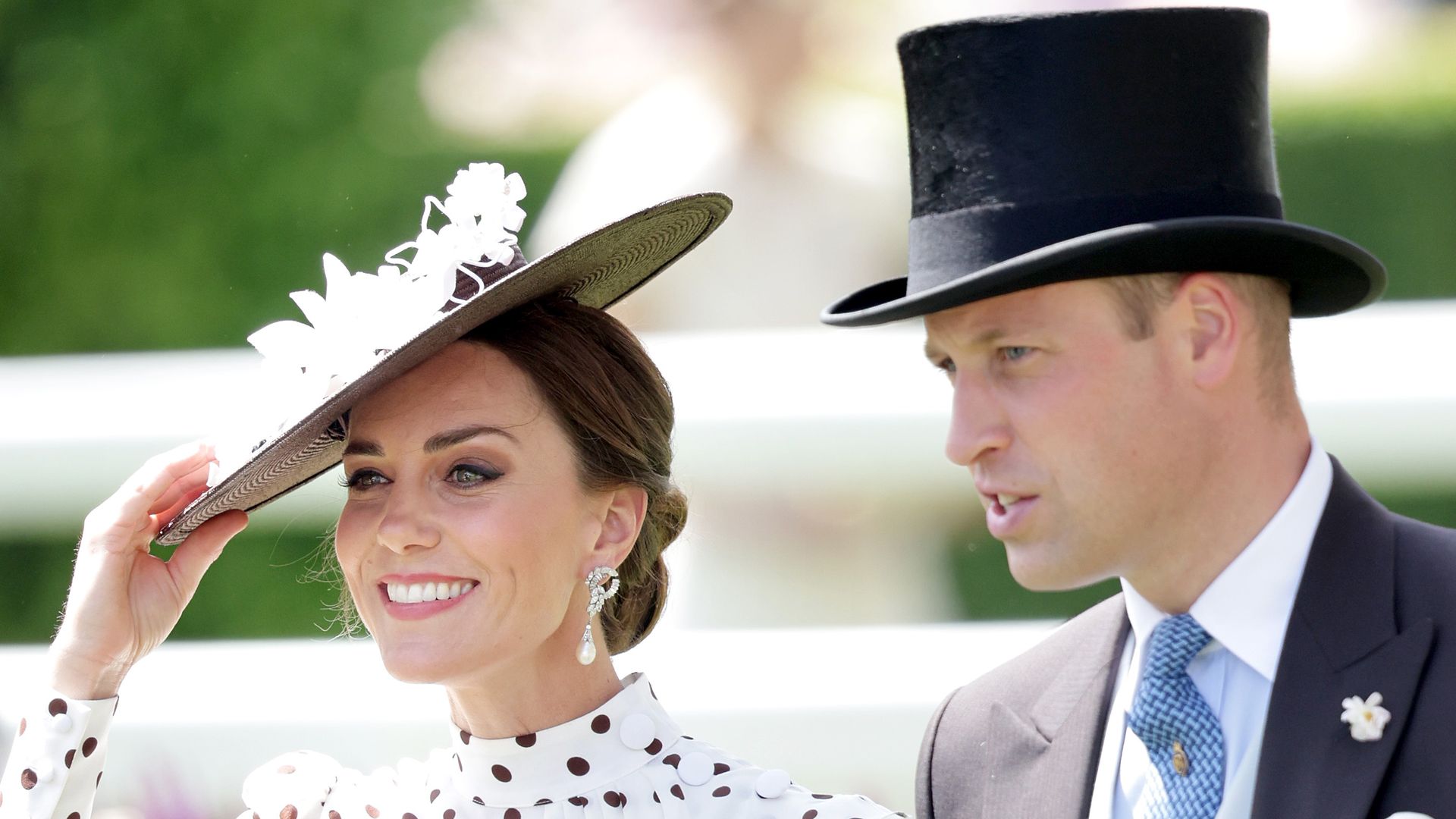 William and Kate at Royal Ascot in 2022