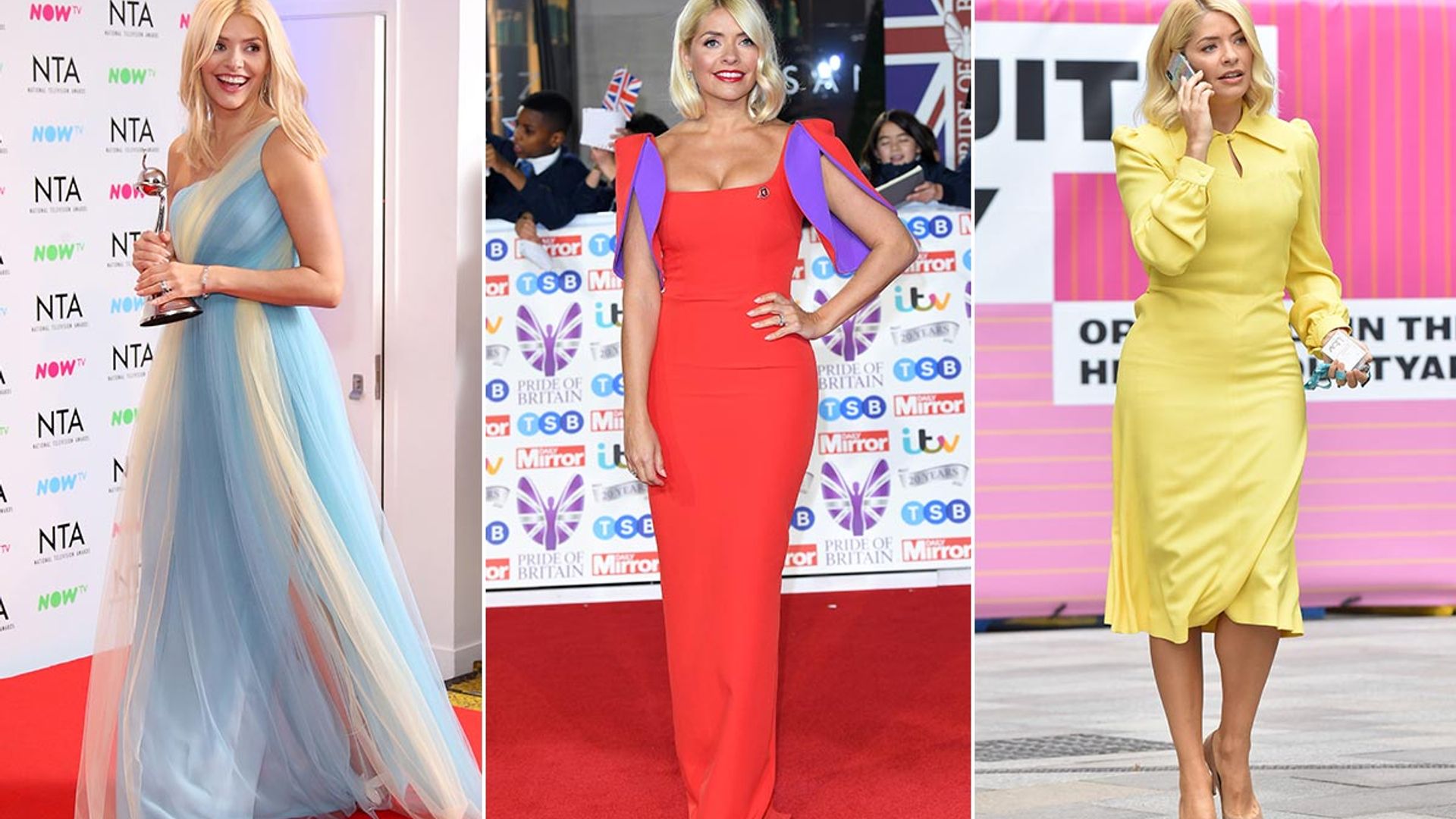 holly willoughby rainbow style